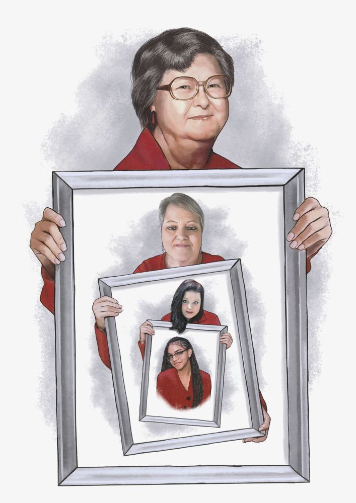 Portrait In A Frame Color